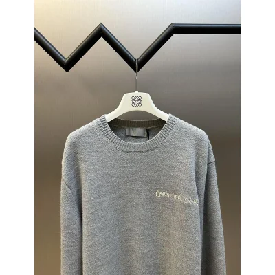 Свитшот Christian Dior Frontside Small White Logo "Gray" фото № 2