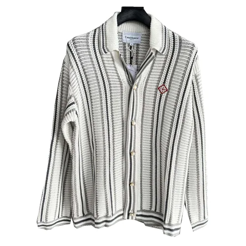 Кардиган Casablanca Red Romb Frontside Print "White"