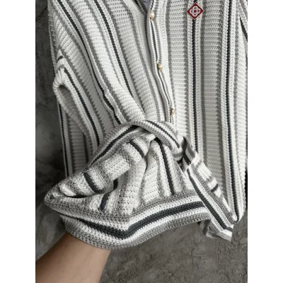 Кардиган Casablanca Red Romb Frontside Print "White" фото № 5