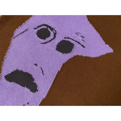 Свитер Dior With Text On The Sleeve "Brown" фото № 4 Свитер Dior With Text On The Sleeve "Brown" фото № 4