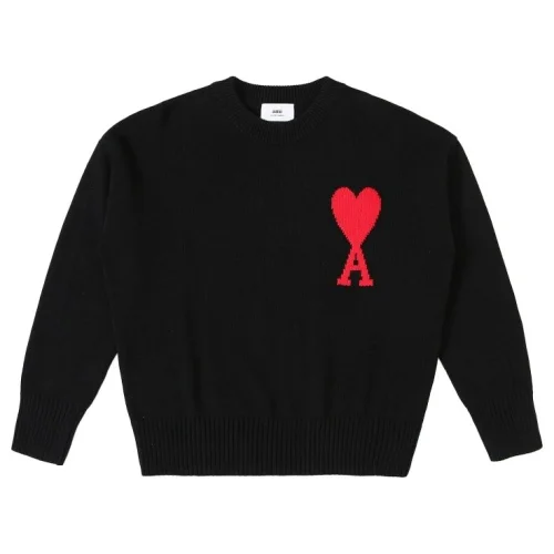 Свитшот Amiri Heart Logo "Black"