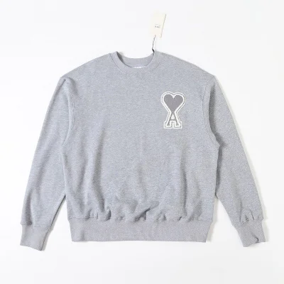Свитшот Amiri Logo-Heart With Edging "Gray" фото № 2