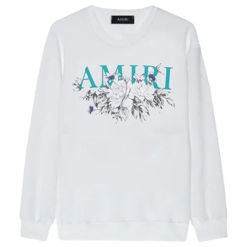 Свитшот Amiri Print Flora "White"