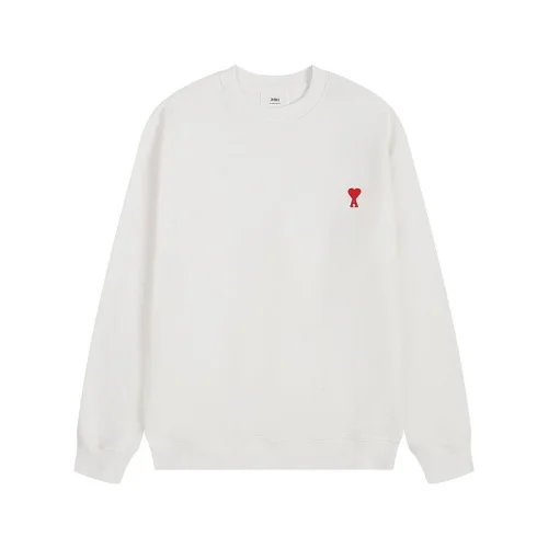 Свитшот Amiri Red Logo - Heart "White"
