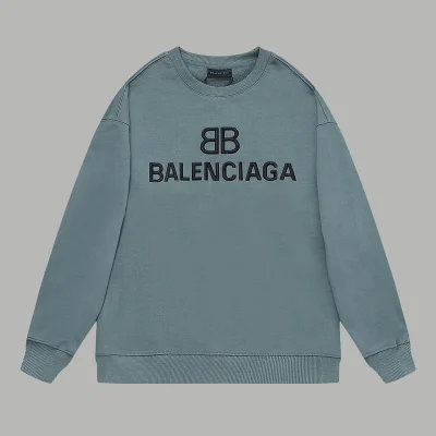 Свитшот Balenciaga With Black Text Logo "Blue/Mint" фото № 4 Свитшот Balenciaga With Black Text Logo "Blue/Mint" фото № 4