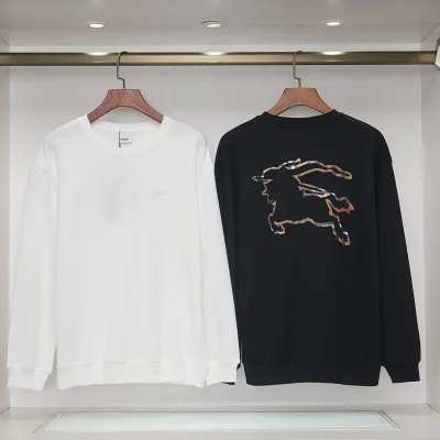 Свитшот Burberry Embroidered Knight Logo "Black" фото № 9