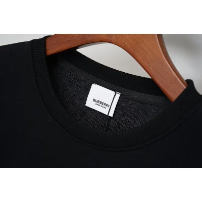 Свитшот Burberry Embroidered Knight Logo "Black" фото № 3