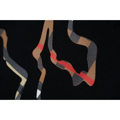 Свитшот Burberry Embroidered Knight Logo "Black" фото № 6