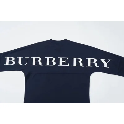 Свитшот Burberry Text Sleeve "Blue" фото № 3