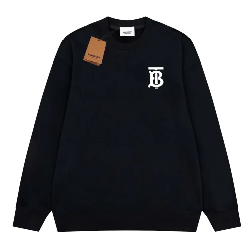Свитшот Burberry Contrast Frontside Logo BT "Black"