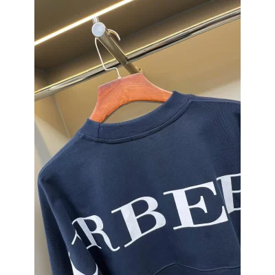 Свитшот Burberry All Backside Contrast Logo Burberry "Blue" фото № 7