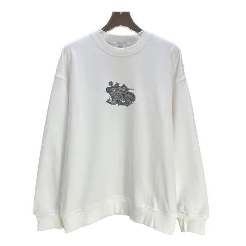 Свитшот Burberry Frontside Print Warrior And Horse Prorsum Plants "White"