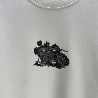Свитшот Burberry Frontside Print Warrior And Horse Prorsum Plants "White" фото № 4