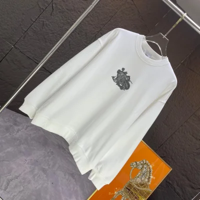 Свитшот Burberry Frontside Print Warrior And Horse Prorsum Plants "White" фото № 2