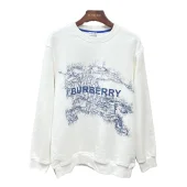 Свитшот Burberry Frontside Print Blue Warrior And Horse Blue Logo "White"