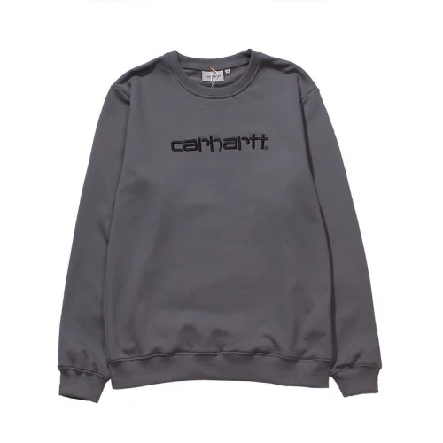 Свитшот Carhartt With Patch "Gray"