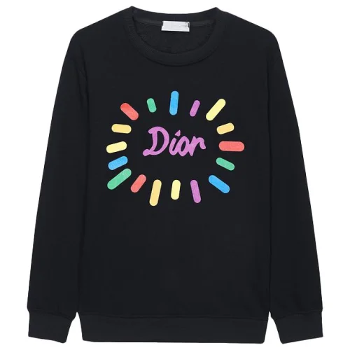Свитшот Christian Dior Rainbow Rays Of The Logo "Black"
