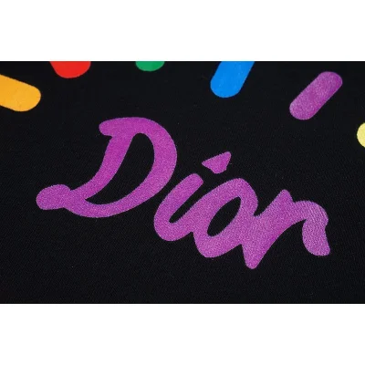 Свитшот Christian Dior Rainbow Rays Of The Logo "Black" фото № 3