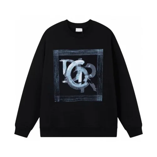 Худи Christian Dior Watercolour Logo "Black"