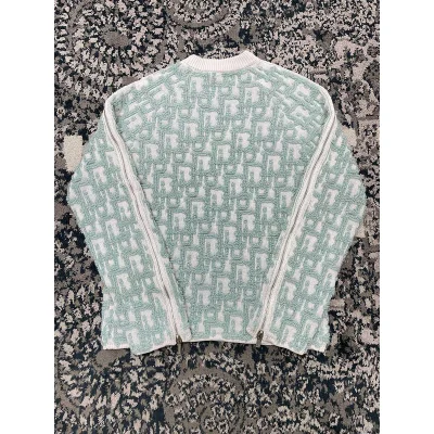 Свитшот Christian Dior Bushi Logos Dior Print "Blue" фото № 3