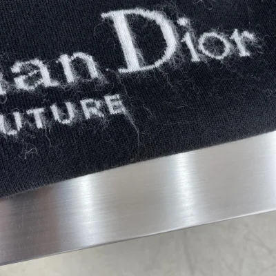 Свитшот Christian Dior Front Logo Christian Dior Couture "Black" фото № 4