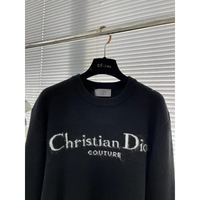 Свитшот Christian Dior Front Logo Christian Dior Couture "Black" фото № 2