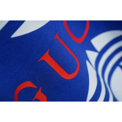 Свитшот Gucci X Adidas Two Halves Of The Logo "Blue" фото № 2