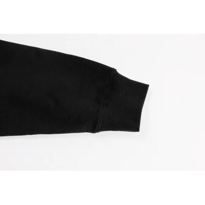 Свитшот Gucci Print Text And 3 Stripes "Black" фото № 5