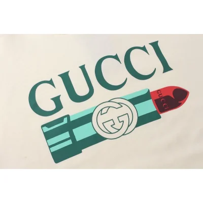 Свитшот Gucci Print Lipstick "Beige" фото № 2