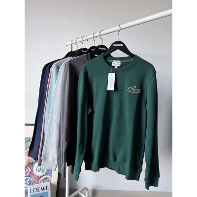 Свитшот Lacoste With A Crocodile "Green" фото № 3