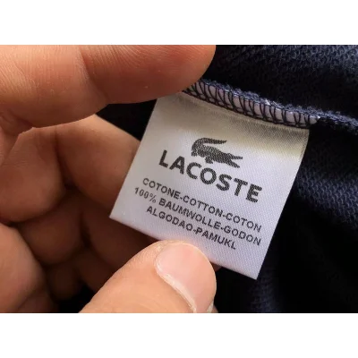 Свитшот Lacoste Big Crocodile Print And Logo Lettering Front "Blue" фото № 5