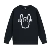 Свитшот Life Work Silhouette "Black/White"