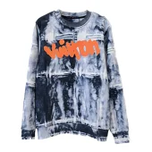 Свитшот Louis Vuitton Marble Style "Blue/White"