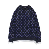 Свитшот Louis Vuitton Brand Symbols "Black/Blue"