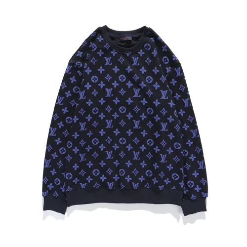Свитшот Louis Vuitton Brand Symbols "Black/Blue"