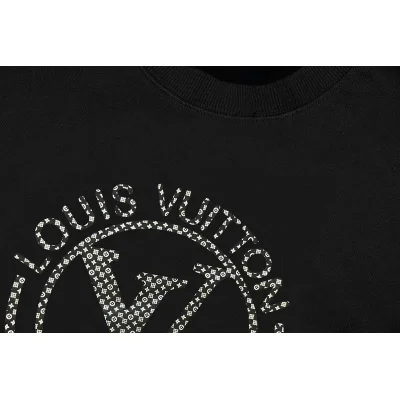 Свитшот Louis Vuitton Round Logo "Black" фото № 4