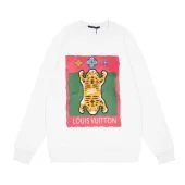 Свитшот Louis Vuitton Two Headed Tiger Art "White"