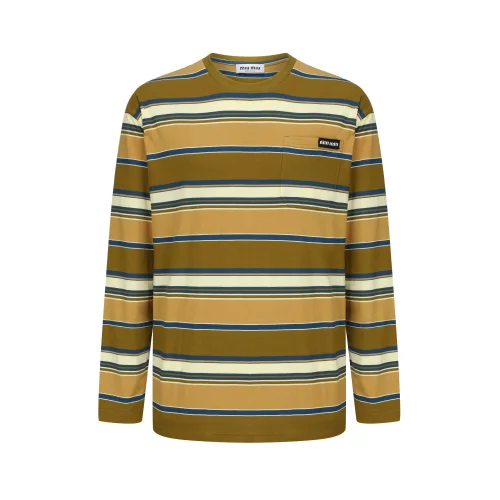 Лонгслив Miu miu A Stylish Plot "Brown"