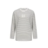 Свитшот Miu Miu Striped Print Miu Miu "White"