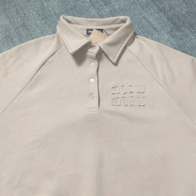 Свитшот Miu Miu Frontside Left Round Logotype Miu Miu "Pink" фото № 4