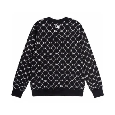 Свитшот MLB Repeating Letters Chained By Dots Print "Black" фото № 2