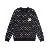 Свитшот MLB Repeating Letters Chained By Dots Print "Black"