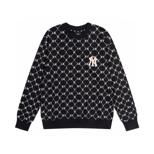 Свитшот MLB Repeating Letters Chained By Dots Print "Black"
