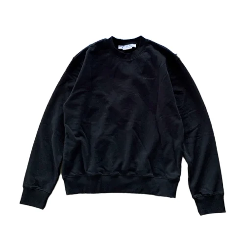 Свитшот Off White With Lines "Black"