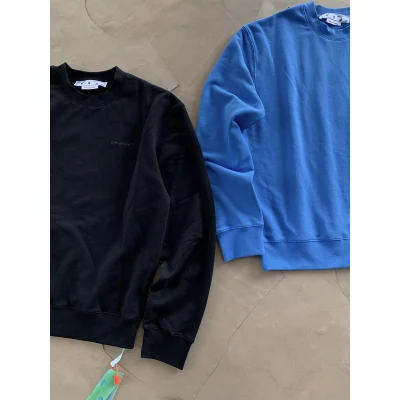 Свитшот Off White With Lines "Black" фото № 3