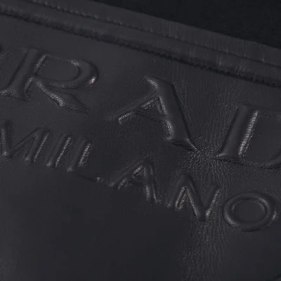Свитшот Prada Leather Large Logo "Black" фото № 2