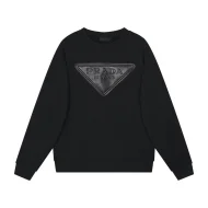 Свитшот Prada Leather Large Logo