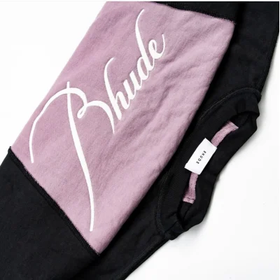 Свитшот Rhude Purple Back "Black" фото № 4