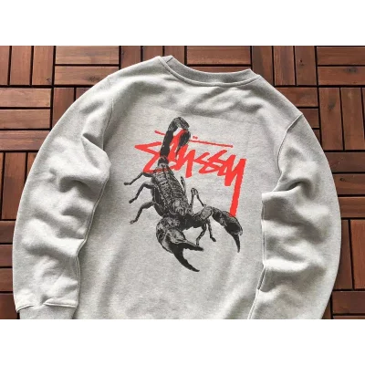 Футболка Stussy Scorpion Print "Gray" фото № 2