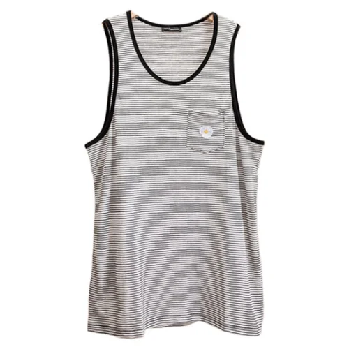 Майка Peaceminusone Chamomile "White/Black"